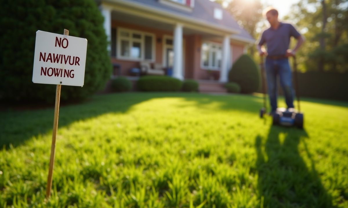 Bad news for homeowners: starting February 27, a new rule prohibits lawn mowing between noon and 4 p.m., with fines at stake