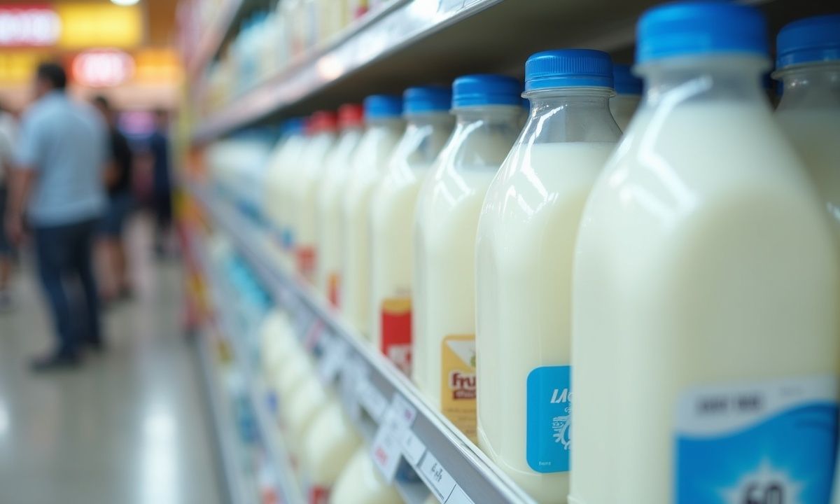 Bouteilles de lait, d'eau et en plastique : l'alerte de Leclerc sur la possible hausse des prix en supermarché