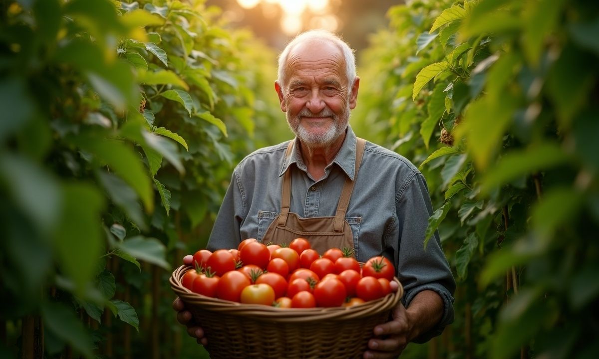 Ce retraité récolte 100 kg de tomates et ne paie (presque) plus rien : ce qu’il économise pourrait vous étonner