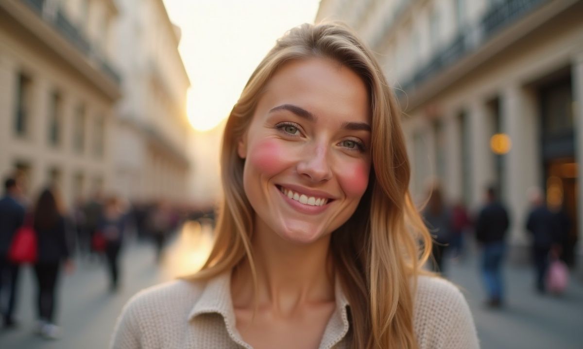 Facial Balance Tip: Why Applying Blush Too Near the Nose Alters Proportions