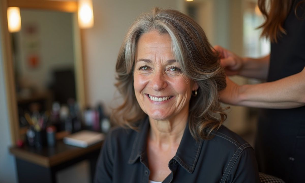 Goodbye Hair Color: Natural Grey Blending Technique Taking Over Salons Right Now
