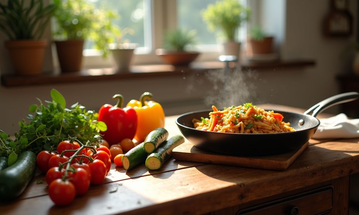 I didn’t plan this recipe, but it turned into the most satisfying meal of the week.