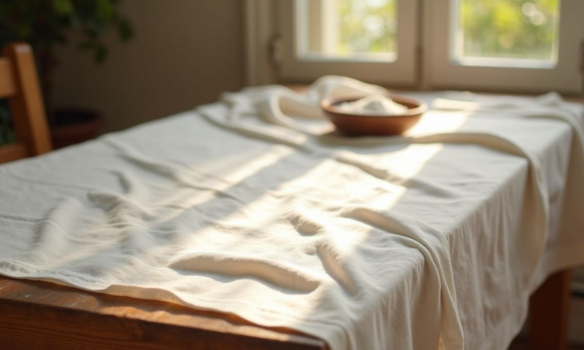 Nappe blanche qui jaunit : l’ingrédient à quelques centimes qui rend le linge plus blanc que le blanc
