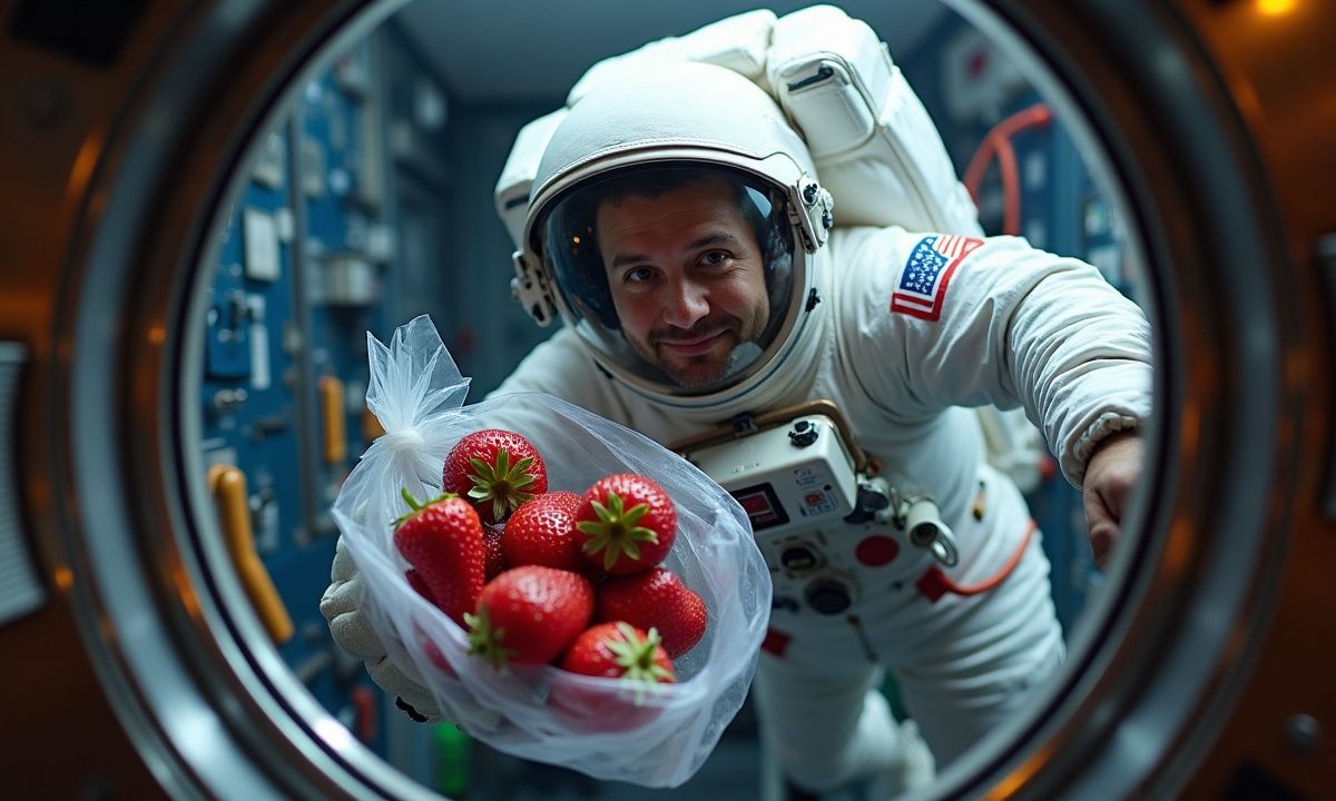 Nourriture dans l'espace : les astronautes peuvent-ils apporter des produits frais à bord ?